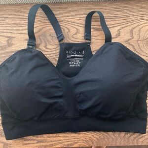 Kindred by kindred bravely nursing pumping sports bra, size medium color black